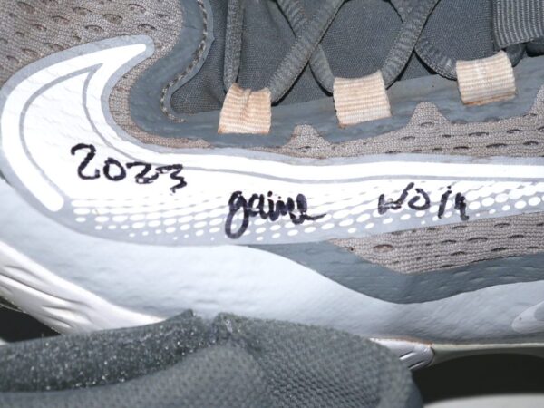 Kade McClure 2023 Sacramento River Cats Game Worn & Signed Nike Alpha Huarache Baseball Cleats