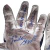Landon Stephens 2023 Mississippi Braves Game Worn & Signed Franklin Batting Gloves