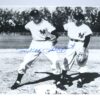 Phil Rizzuto and Tony Kubek New York Yankees Autographed Framed 8 x 10 Photo