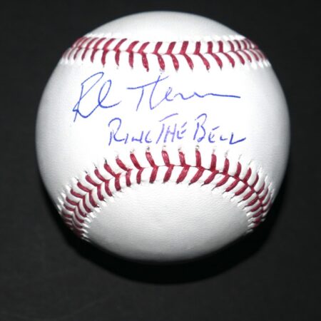 Rob Thomson Philadelphia Phillies Signed & Inscribed Ring The Bell Official Major League Baseball