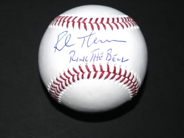 Rob Thomson Philadelphia Phillies Signed & Inscribed Ring The Bell Official Major League Baseball