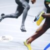 Usain Bolt Signed Men's 200 Metres Gold at World Athletics Championships 8 x 10 Photo