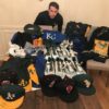 Billy Burns with Practice Worn & Signed Official Oakland Athletics Nike Dri-Fit Shorts