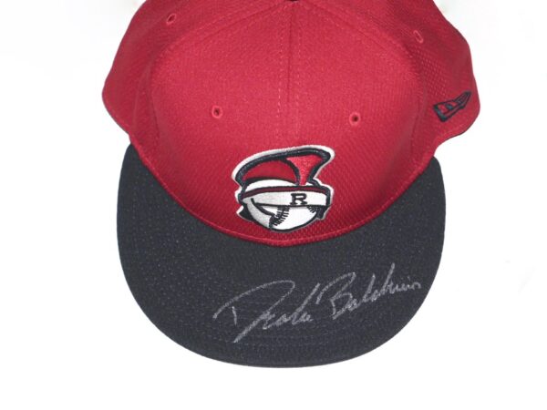 Drake Baldwin 2023 Game Worn & Signed Official Rome Braves New Era 59FIFTY Hat