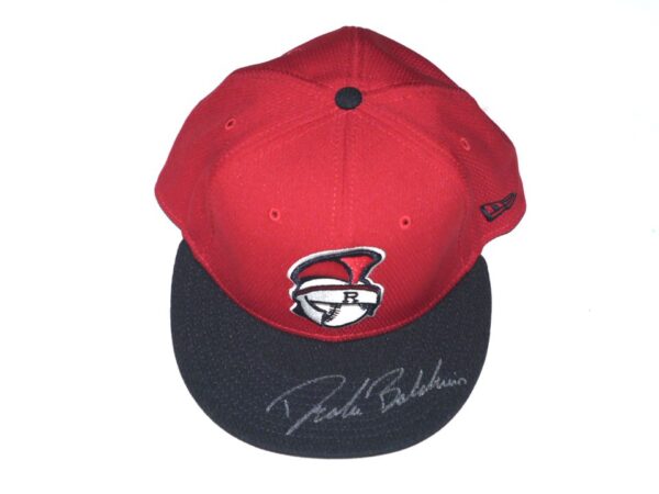 Drake Baldwin 2023 Game Worn & Signed Official Rome Braves New Era 59FIFTY Hat