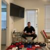 Indigo Diaz with Player Issued & Signed Official Gray Atlanta Braves Baseball 'DIAZ 83 Nike Dri-Fit XXL Shirt