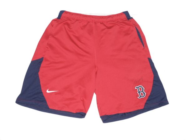 Josh Rutledge Player Issued & Signed Official Boston Red Sox 32 RUT Nike Dri-Fit XL Shorts