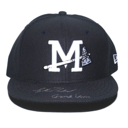 Luke Waddell 2023 Game Worn & Signed Official Mississippi Braves New Era 59FIFTY Hat