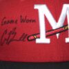Cade Bunnell 2023 Game Worn & Signed Official Mississippi Braves Road New Era 59FIFTY Hat