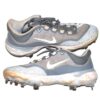 Cade Bunnell 2023 Mississippi Braves Game Worn & Signed Go Braves! Nike React Baseball Cleats1