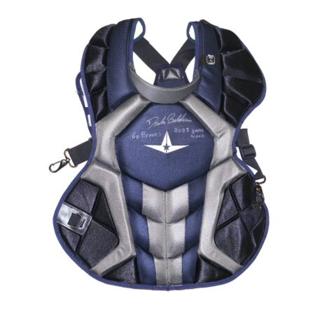 Drake Baldwin 2023 Rome Braves Game Worn & Signed All-Star 7 AXIS CPCC40PRO Chest Protector