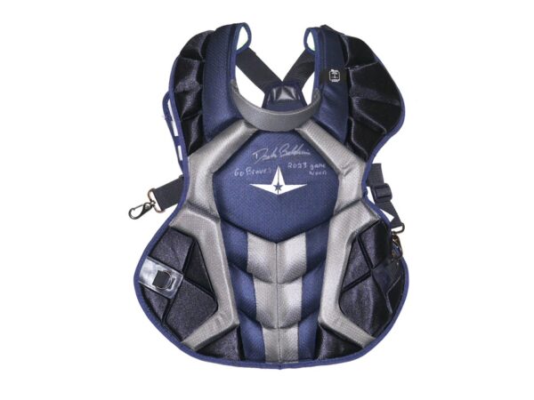 Drake Baldwin 2023 Rome Braves Game Worn & Signed All-Star 7 AXIS CPCC40PRO Chest Protector