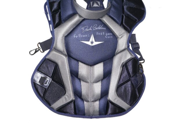 Drake Baldwin 2023 Rome Braves Game Worn & Signed All-Star 7 AXIS CPCC40PRO Chest Protector