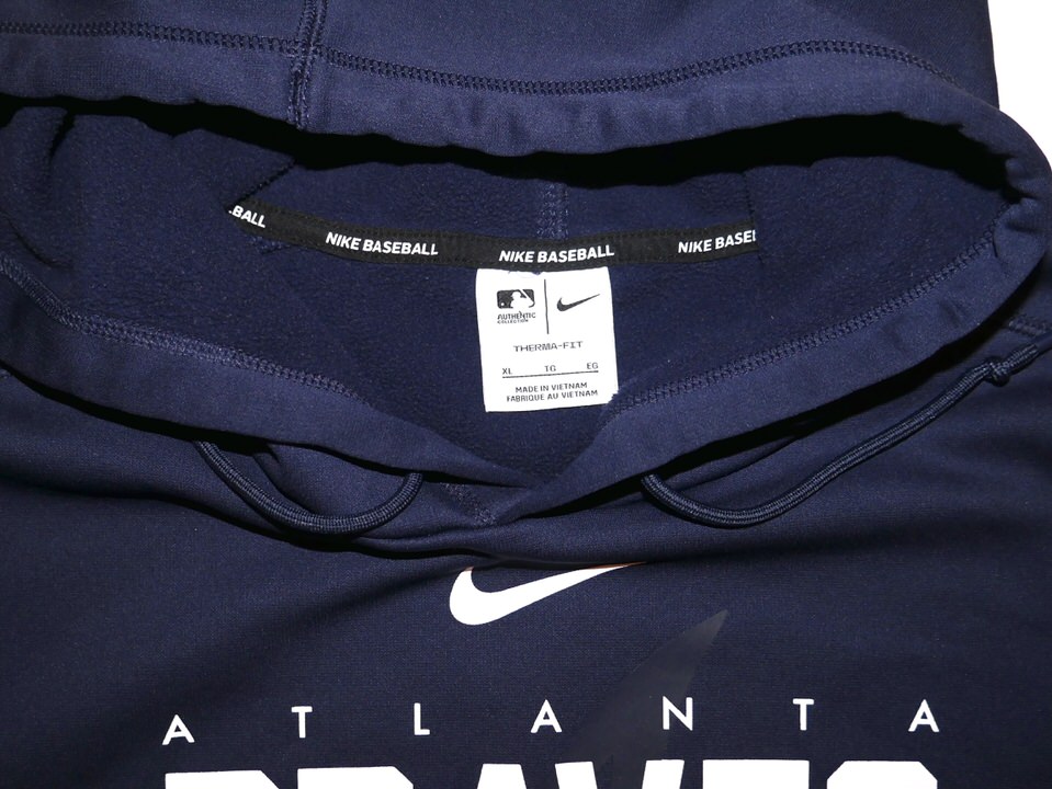 Atlanta Braves Nike Therma Hoodie - Mens