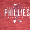 Herbert Iser 2023 Spring Training Worn Official Philadelphia Phillies Baseball "ISER" Nike XL Shirt