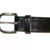 Kade McClure 2023 Sacramento River Cats Game Worn & Signed Black Leather Baseball Belt