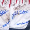 Landon Stephens 2023 Mississippi Braves Game Worn & Signed Franklin Powerstrap Batting Gloves