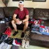 Landon Stephens with Game Worn & Signed Official Atlanta Braves 2023 Spring Training New Era 59FIFTY Fitted Hat