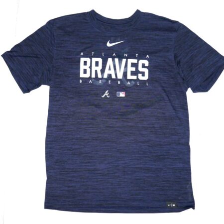 Luke Waddell Player Issued & Signed Official Atlanta Braves Baseball WADDELL #75 Nike Dri-Fit Shirt
