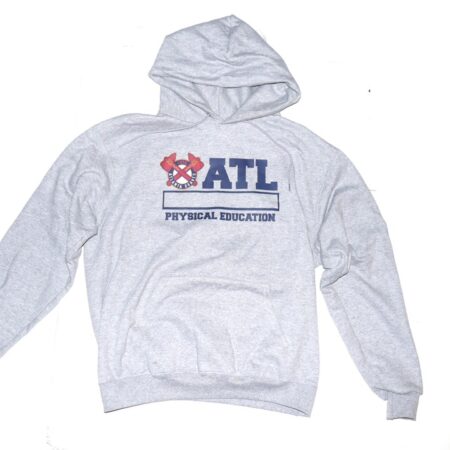 Luke Waddell Team Issued Official Atlanta Braves Physical Education Champion Pullover Sweatshirt