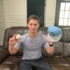 Coleman Crow with Binghamton Rumble Ponies Game Used & Signed LFGM! Official Minor League Baseball