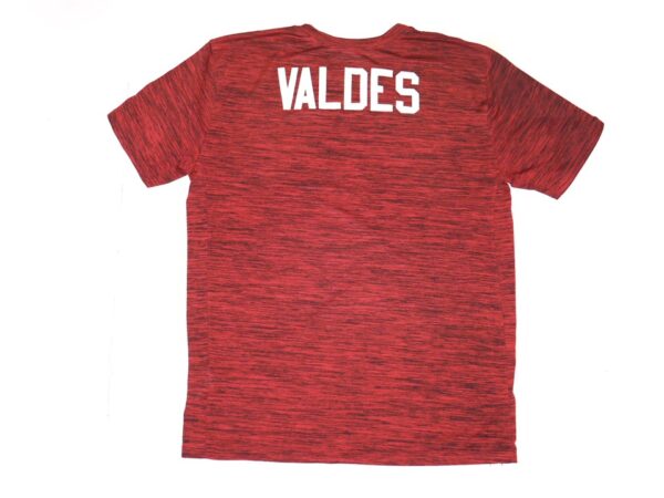 Javier Valdes 2023 Game Worn & Signed Official Atlanta Braves Baseball VALDES Nike Dri-Fit Shirt