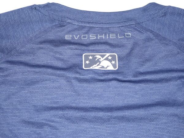 Javier Valdes 2023 Game Worn & Signed Official Mississippi Braves Long Sleeve EvoShield Shirt