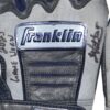Javier Valdes 2023 Mississippi Braves Game Worn & Signed Gray & Blue Franklin Batting Gloves
