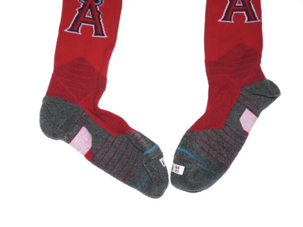 Ben Joyce 2023 Game Worn & Signed Official Los Angeles Angels 44 JOYCE Stance Socks