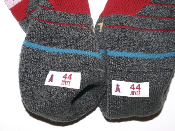 Ben Joyce 2023 Game Worn & Signed Official Los Angeles Angels 44 JOYCE Stance Socks