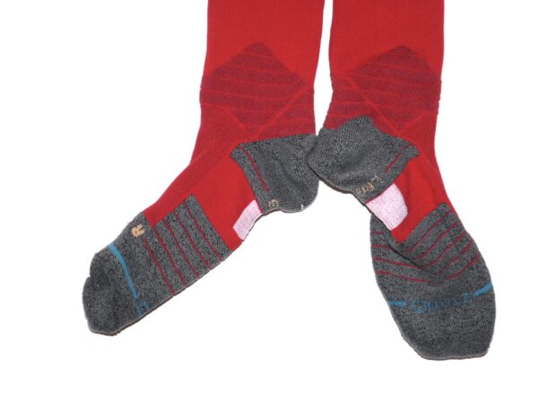 Ben Joyce 2023 Game Worn & Signed Official Los Angeles Angels 44 JOYCE Stance Socks