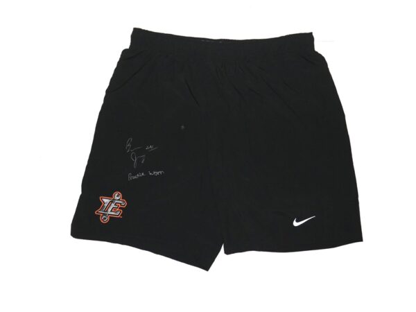 Ben Joyce Practice Worn & Signed Official Inland Empire 66ers Nike Dri-Fit XL Shorts