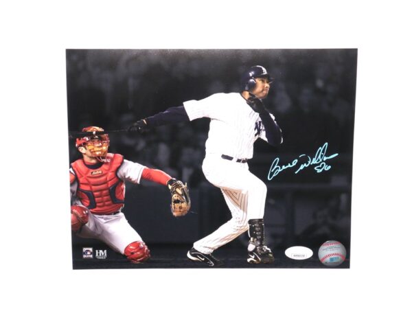 Bernie Williams New York Yankees Signed ALCS 8 x 10 Photo JSA