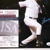 Bernie Williams New York Yankees Signed ALCS 8 x 10 Photo JSA