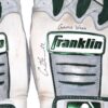 Cade Bunnell 2023 Mississippi Braves Game Worn & Signed White & Green Franklin Batting Gloves