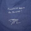 David McCabe 2023 Practice Worn & Signed Official Atlanta Braves Nike Dri-Fit XL Shorts