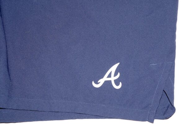 David McCabe 2023 Practice Worn & Signed Official Atlanta Braves Nike Dri-Fit XL Shorts