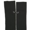 David McCabe 2023 Rome Braves Game Worn & Signed Black & Gray EvoShield Socks