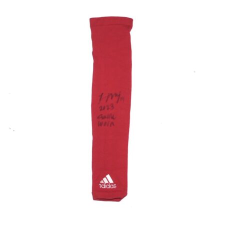 Logan O'Hoppe 2023 Los Angeles Angels Game Worn & Signed Adidas Arm Sleeve