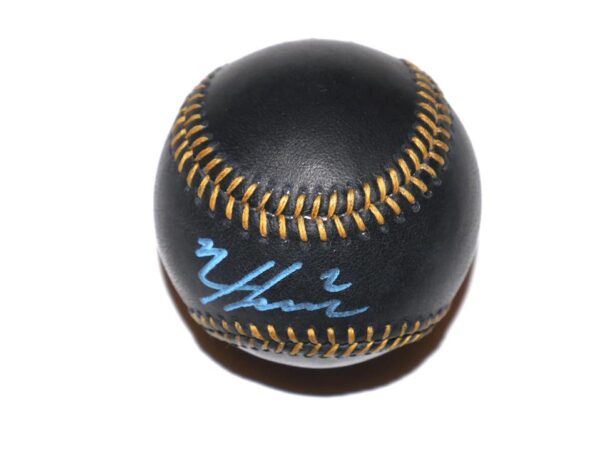 Nico Hoerner Chicago Cubs Signed Rawlings Official Major League Black Leather Baseball