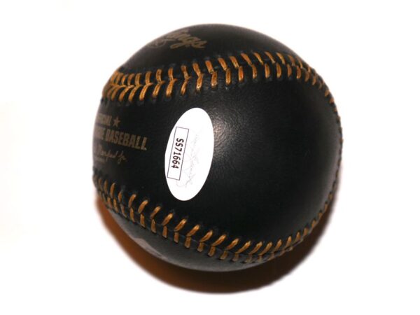 Nico Hoerner Chicago Cubs Signed Rawlings Official Major League Black Leather Baseball