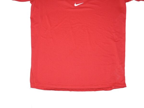 Stuart Fairchild 2023 Practice Worn & Signed Official Cincinnati Reds FAIRCHILD #57 Nike Dri-Fit Shirt