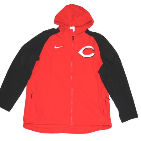 Stuart Fairchild Player Issued Official Cincinnati Reds FAIRCHILD 57 Nike Therma-Fit Full-Zip Jacket