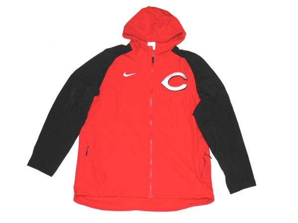 Stuart Fairchild Player Issued Official Cincinnati Reds FAIRCHILD 57 Nike Therma-Fit Full-Zip Jacket