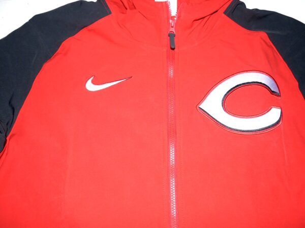 Stuart Fairchild Player Issued Official Cincinnati Reds FAIRCHILD 57 Nike Therma-Fit Full-Zip Jacket