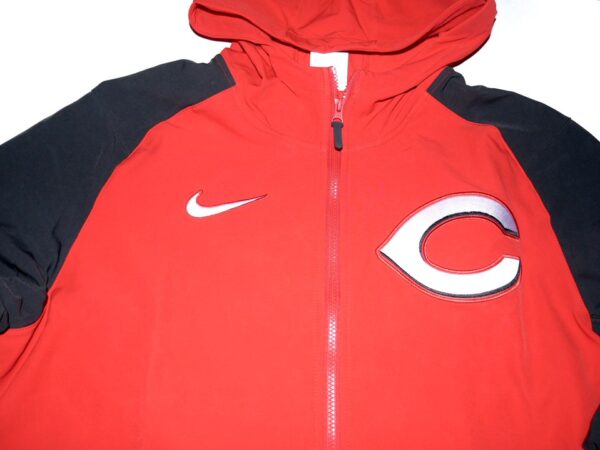 Stuart Fairchild Player Issued Official Cincinnati Reds FAIRCHILD 57 Nike Therma-Fit Full-Zip Jacket