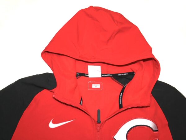 Stuart Fairchild Player Issued Official Cincinnati Reds FAIRCHILD 57 Nike Therma-Fit Full-Zip Jacket