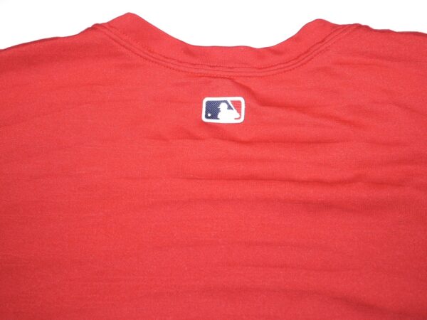 Ben Joyce 2023 Player Issued & Signed Official Los Angeles Angels #44 Nike Authentic Collection V-Neck Shirt - Worn for BP!