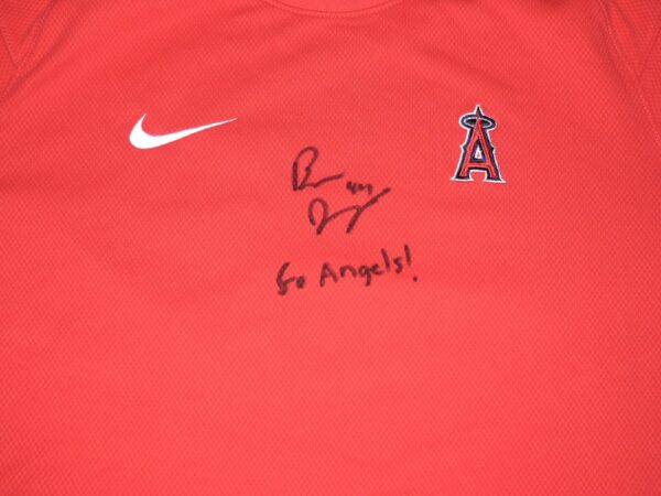 Ben Joyce 2023 Player Issued & Signed Official Los Angeles Angels #44 Nike Dri-Fit Pullover