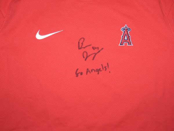 Ben Joyce 2023 Player Issued & Signed Official Los Angeles Angels #44 Nike Dri-Fit Pullover